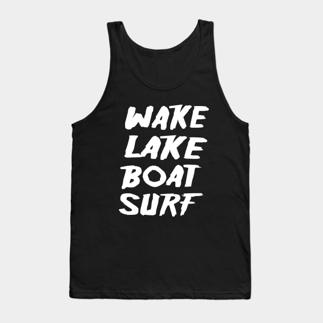 wake lake boat surf Tank Top by Amrshop87